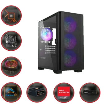 GAME PC AIR 1 5677 AMD : AMD Ryzen 5 5600X AMD Radeon RX 7700XT 12GB