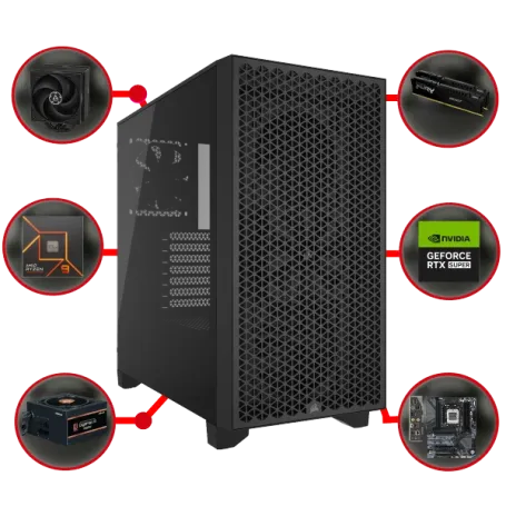 GAME PC 3000D AMD A8820: AMD RYZEN  7900 RTX 4070 Ti SUPER 16GB