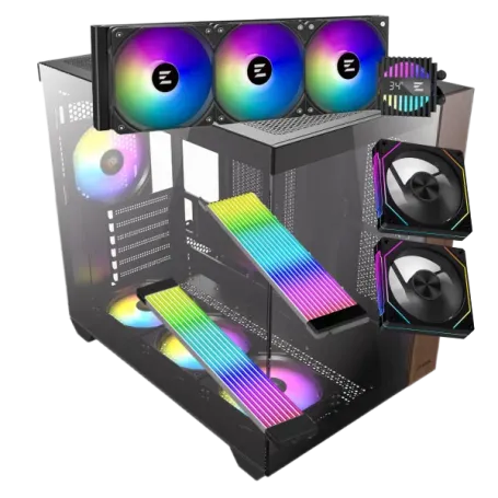 CorePower CX800 Game PC: 1000GB NVMe SSD | 32GB DDR5 | Intel Core  i5 of i7 (opties) | 360mm AIO Cooler | Nvidia RTX 4060 Ti 16GB GDDR6 (opties) | 750W Voeding | Windows 11 (I9227)