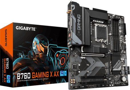 Mobo Gigabyte B760 Gaming X AX (B760,S1700,ATX,DDR5)