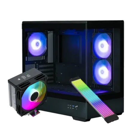 ZenPower P30 Mini Game PC: 1000GB NVMe SSD | 32GB DDR5 | AMD Ryzen 5 of 7 (opties) | AM Radeon RX 7600XT 16GB GDDR6 (opties) | 750W Voeding | Windows 11 (ARP30)