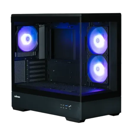 Zalman P30 Black - Minitowermodel M-ATX