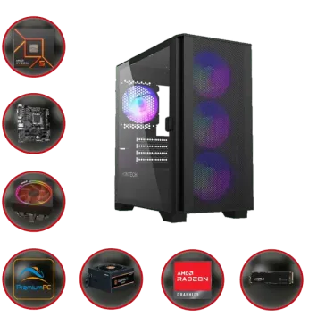 GAME PC AIR 1 5677 AMD : AMD Ryzen 5 5600X AMD Radeon RX 7700XT 12GB