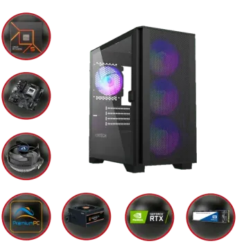 GAME PC AIR 3 8460 AMD : AMD Ryzen 5 8400F NVIDIA RTX 4060 8GB