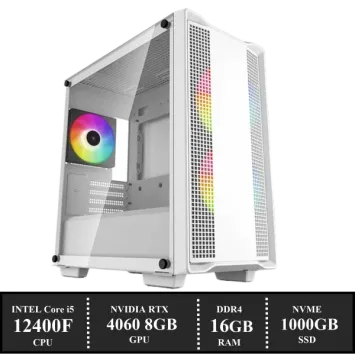 Prebuilt GAME PC CC360 “INTEL CORE i5 12400F / 16GB DDR4 / 1TB SSD / Nvidia RTX 4060 8GB / W11” (6685) WINKEL