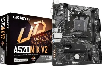 Mobo AM4 Gigabyte A520M K V2 µATX