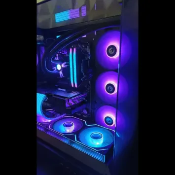 ZenPower PRISM Game PC: 1000GB NVMe SSD | 32GB DDR5 RGB | AMD Ryzen 5, 7 of 9 (opties) | 360mm AIO Cooler | Nvidia RTX 4060 Ti 16GB GDDR6 (opties) | 750W Voeding | Windows 11 (A9224)