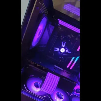 ZenPower PRISM Game PC: 1000GB NVMe SSD | 32GB DDR5 RGB | AMD Ryzen 5, 7 of 9 (opties) | 360mm AIO Cooler | Nvidia RTX 4060 Ti 16GB GDDR6 (opties) | 750W Voeding | Windows 11 (A9224)