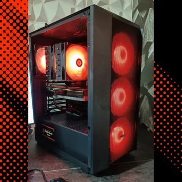 ZenPower Game PC: 1000GB NVMe SSD | 32GB DDR5 | AMD Ryzen 7 7700 (8 Cores) | 120mm Tower Cooler | Nvidia RTX 4070 SUPER 12GB GDDR6 | 850W Voeding | Windows 11 (w8512)